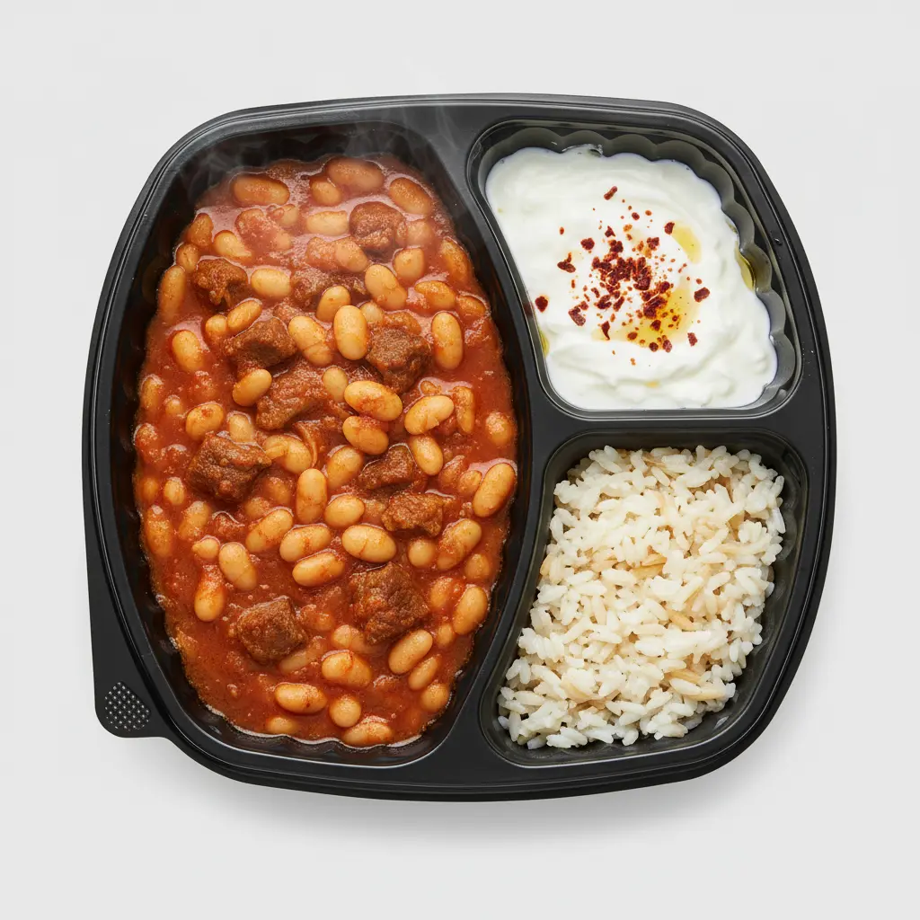 Casserole White Beans with Beef (Güveç style)