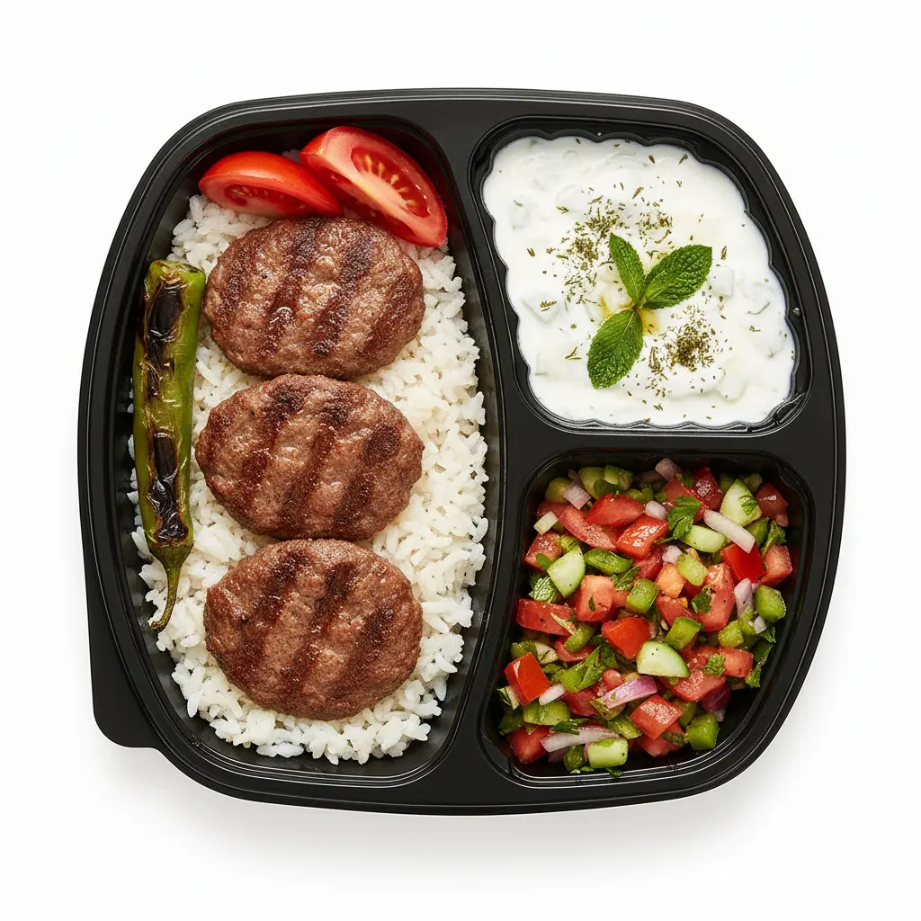 Kasap Köfte (كرات لحم مشوية على الطريقة التركية)