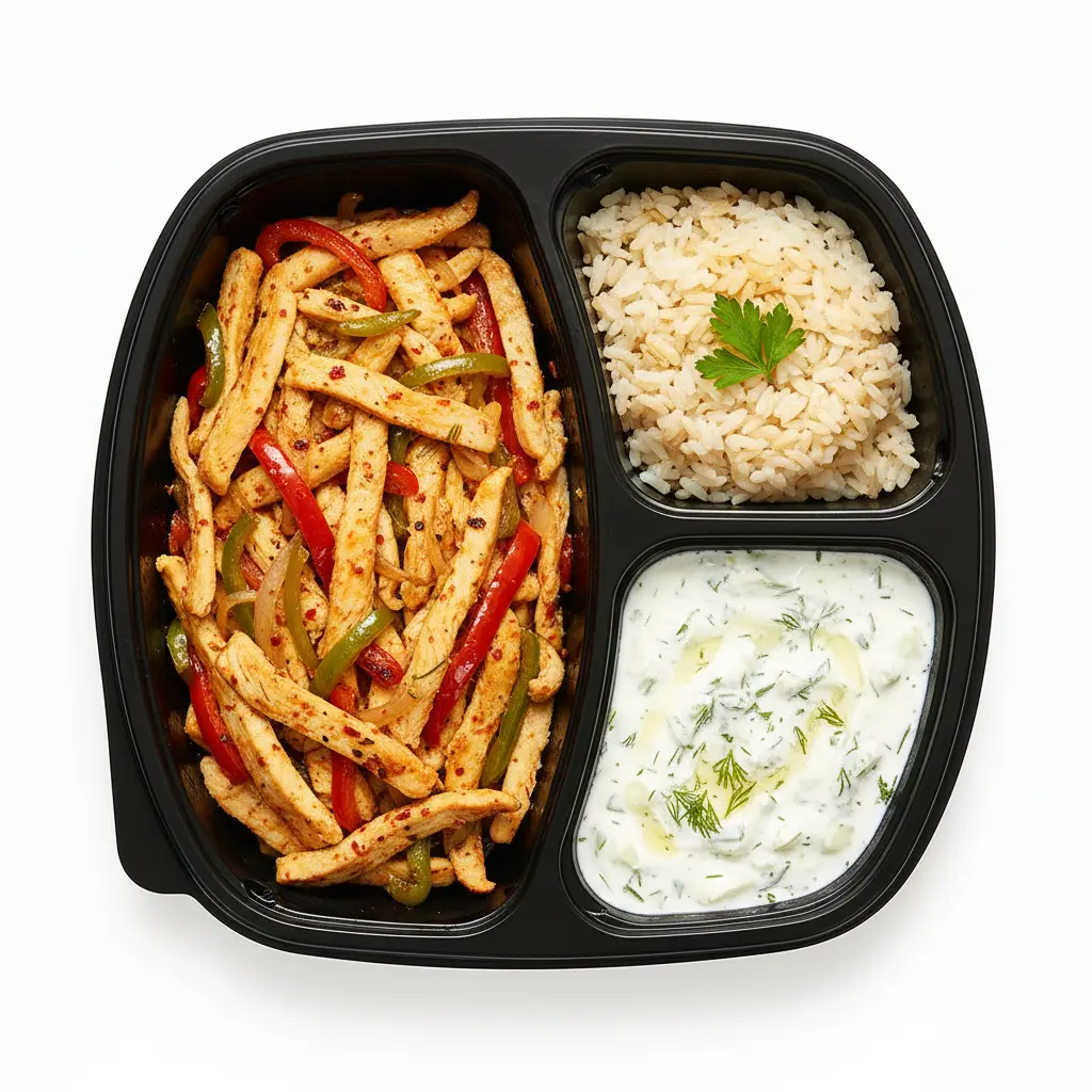 Tavuk Sote جوليان (قطع دجاج رفيعة مطهوة مع خضار)